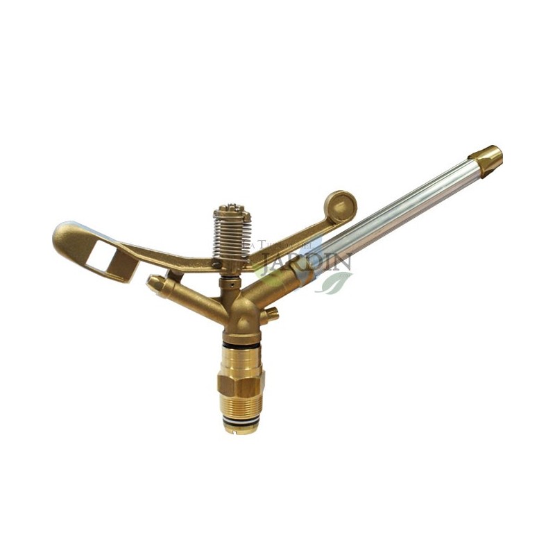 Arroseur Agricole 1 1/4'' Britanny métal. Angle d'irrigation 360º circulaire. Portée 27 à 36m. Arroseur à Impulsion, Canon Arroseur Agricole 1 1/4'' Britanny métal. Angle d'irrigation 360º circulaire. Portée 27 à 36m. Arroseur à Impulsion, Canon