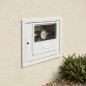 Water Meter Cabinet with Peephole 50x35x14 cm