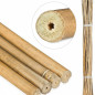 Lot de 500 Tuteur en Bambou 90 cm, 6-8 mm, Tubes en Bambou pour Plantes et Arbres, Baguettes de bambou, Canne de bambou, Tuteurs