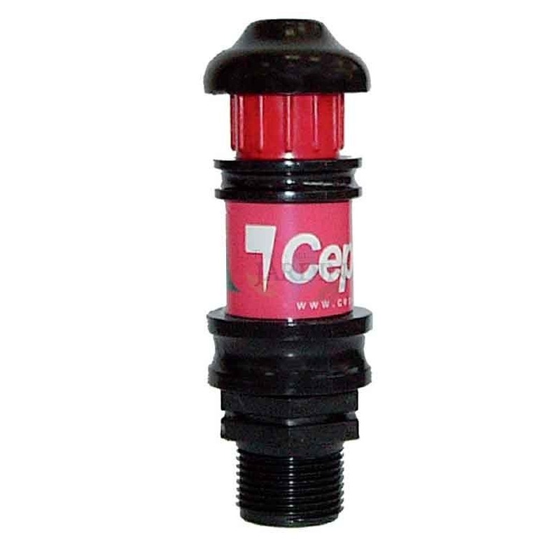 Ventosa a doppio effetto maschio da 1" PN10