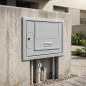 Compteur d'eau en polypropylène 50 x 35 x 14 cm | Couvercle de compteur avec fenêtre de visualisation et cadre pour montage enca Compteur d'eau en polypropylène 50 x 35 x 14 cm | Couvercle de compteur avec fenêtre de visualisation et cadre pour montage enca