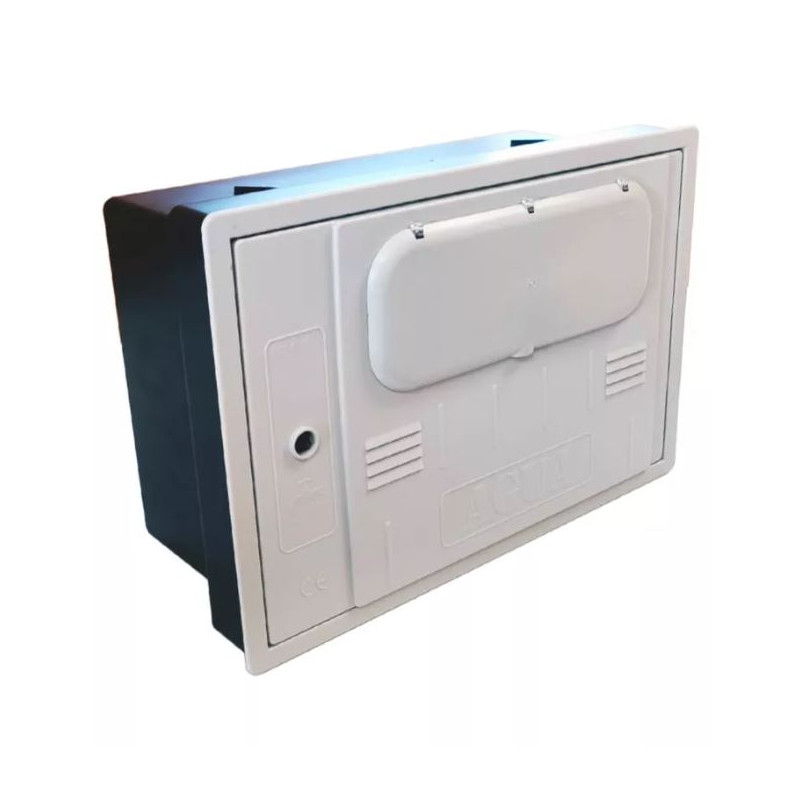 Polypropylene Water Meter Cabinet 50x35x14cm | Meter Cover with Viewing Window and Frame for Recessed Installation Polypropylene Water Meter Cabinet 50x35x14cm | Meter Cover with Viewing Window and Frame for Recessed Installation