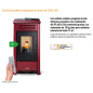 Estufa de Pellets Ferroli Omega 10 kW | Estufa Pellet Programable 24/7 y Alta Eficiencia Energética