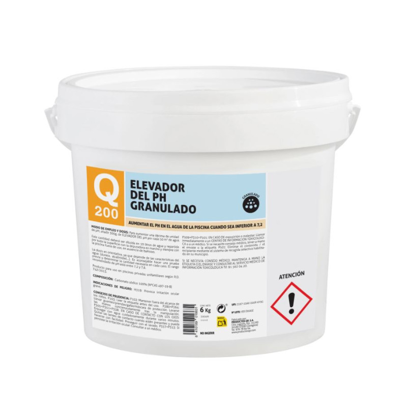 Aumentatore di pH per piscine 8 kg | Aumentatore di pH granulare a rapida dissoluzione Aumentatore di pH per piscine 8 kg | Aumentatore di pH granulare a rapida dissoluzione