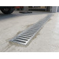 Griglia per garage 100x12,8 cm | Griglia zincata a coste per aree di passaggio Griglia per garage 100x12,8 cm | Griglia zincata a coste per aree di passaggio