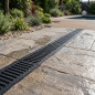 Polypropylene Drainage Channel Kit with Grate | Garage Grate 100x13.2x8.4 cm | Drainage Grate