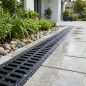 Drainage channel with polypropylene grid, Measurements 50x13x7.2 cm