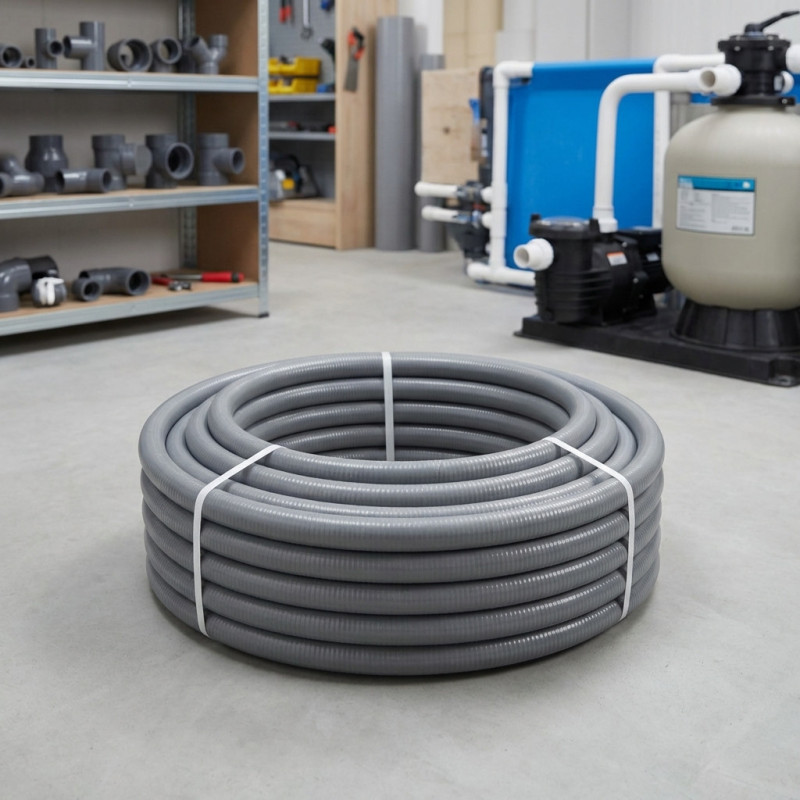 Tubo flexível de PVC de 20 mm com 25 metros | Hidrotubo Encanamento