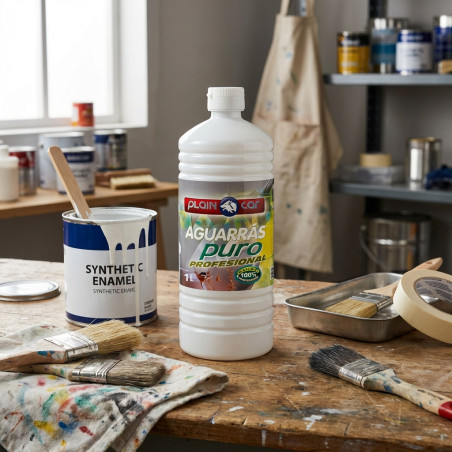 Térébenthine pure professionnelle 1 litre | Solvant auto-oxydant pour peinture et nettoyage