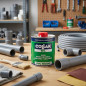 Adesivo per saldatura PVC-25 ad alta tissotropia | Colla per PVC a pressione ad asciugatura rapida 500 ml
