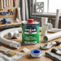 Adesivo per saldatura PVC-25 ad alta tissotropia | Colla per PVC a pressione ad asciugatura rapida 250 ml