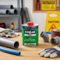 Adesivo per saldatura PVC-25 ad alta tissotropia | Colla per PVC a pressione ad asciugatura rapida 250 ml