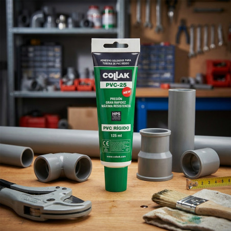 Colle adhésive, PVC-25 pression, séchage rapide 125 ml