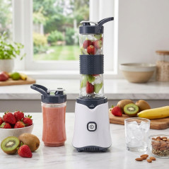 Batidora de Vaso Lacor 350 W | 2 Botes 300 / 600 ml | Personal Blender para Batidos Frutas Smoothies Bebidas Frias