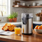 Espremedor de suco elétrico em aço inoxidável | Espremedor de laranja elétrico com fluxo contínuo | Extrator de suco de 100 W se Espremedor de suco elétrico em aço inoxidável | Espremedor de laranja elétrico com fluxo contínuo | Extrator de suco de 100 W se