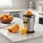 Extracteur de jus électrique à flux continu | Extracteur de jus d'orange électrique à versement continu | Extracteur de jus anti