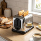 Lacor 1000W Bread Toaster | 2-Slice Toaster | 3-Function Toaster | Professional Stainless Steel Toaster