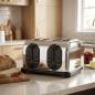 Tostapane Lacor 1750W | Tostapane a 4 fette | Tostapane a 3 funzioni | Tostapane professionale in acciaio inossidabile