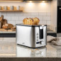 Lacor 850W Toaster | 2-Scheiben-Toaster (38 mm x 25 cm) | 6 Bräunungsstufen | Mit Timer
