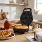 Lacor 875W Waffle Maker elettrico reversibile | Macchina per waffle antiaderente | Termostato regolabile | Waffle perfetti