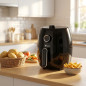 Thulos 2 Liter Air Fryer | 1000W Programmable Air Fryer with Timer | Oil-Free Fryer