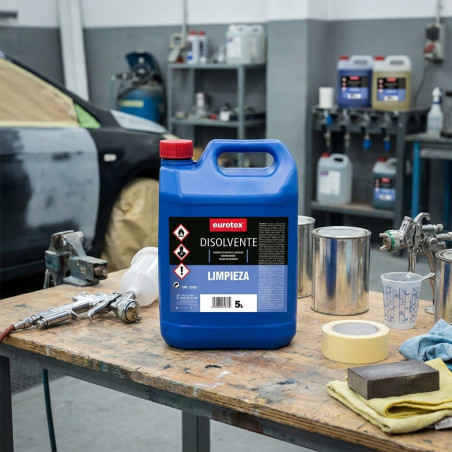 Universelles Reinigungslösungsmittel für Lacke, Grundierungen, Spachtelmassen und Spachtelmassen, 5 Liter