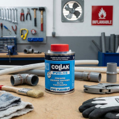Cola Adhesiva Soldadora para PVC Flexible | Pegamento Tixotrópico Secado Rápido 250 ml
