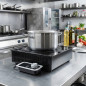 Lacor 3500W Tragbares Induktionskochfeld mit Keramikoberfläche | Tragbarer Edelstahl-Touch-Kocher, 10 Leistungsstufen, zwei Koch