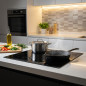 Plaque de cuisson vitrocéramique à induction double portable Lacor | Plaque de cuisson vitrocéramique double noire 2000 W + 1300