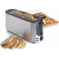 Tostadora de Pan 1000W Lacor | Tostador 4 Rebanadas | Tostador con 3 Funciones | Tostadora Acero Inoxidable con Temporizador
