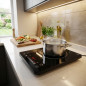 Plaque de cuisson à induction portable Lacor 2000 W en vitrocéramique | Non encastrable | Verre céramique noir 10-20 cm