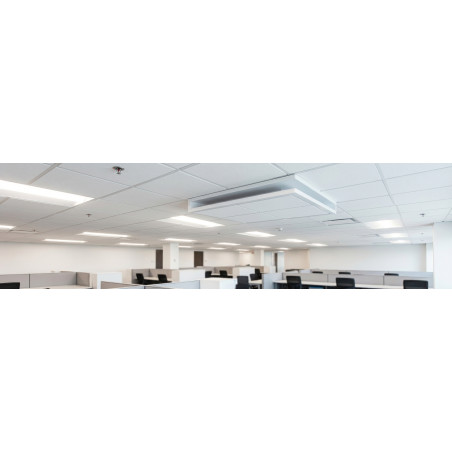 Diffuseur incliné pour climatisation et ventilation, 500 x 500 mm, blanc