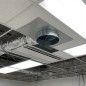 Entrada de 30x17cm para grelhas fixas ou ajustáveis para tubos de 120mm para ar condicionado e ventilação.
