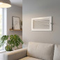 Griglia orientabile con pre-telaio 30x17cm Bianca per Aria Condizionata e Ventilazione