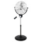 Ventilateur industriel 2 en 1 (pied et mur), 3 vitesses, télécommande, 120 W | Ventilateur industriel | Air frais