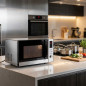Four à micro-ondes professionnel Lacor 30 litres 900 W | Micro-ondes de comptoir argenté avec grill | Micro-ondes à convection