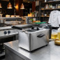 Friteuse professionnelle Lacor 3,5 litres | Friteuse électrique 2000 W avec thermostat réglable | Acier inoxydable