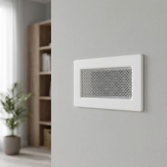 Rejilla fija con Premarco 17x17cm Blanca para Aire Acondicionado y Ventilación