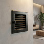 Rejilla regulable con Premarco 17x17cm Negra para Aire Acondicionado y Ventilación