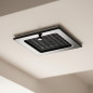 Rejilla regulable con Premarco 17x17cm Negra para Aire Acondicionado y Ventilación