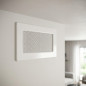 Fixed grille with pre-frame 30x17cm White for Air Conditioning and Ventilation