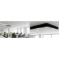 Difusor angular para ar condicionado e ventilação, 500x500 mm, preto Difusor angular para ar condicionado e ventilação, 500x500 mm, preto