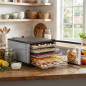 Desidratador de Alimentos Lacor com Rotação de 360° e 6 Bandejas | Frutas, Legumes, Carnes e Peixes