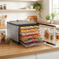 Déshydrateur alimentaire rotatif Lacor 360° avec 6 plateaux | Fruits, légumes, viandes et poissons