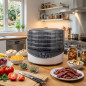 Déshydrateur alimentaire Lacor 360° avec 5 plateaux, 500 W | Fruits, légumes, viandes et poissons