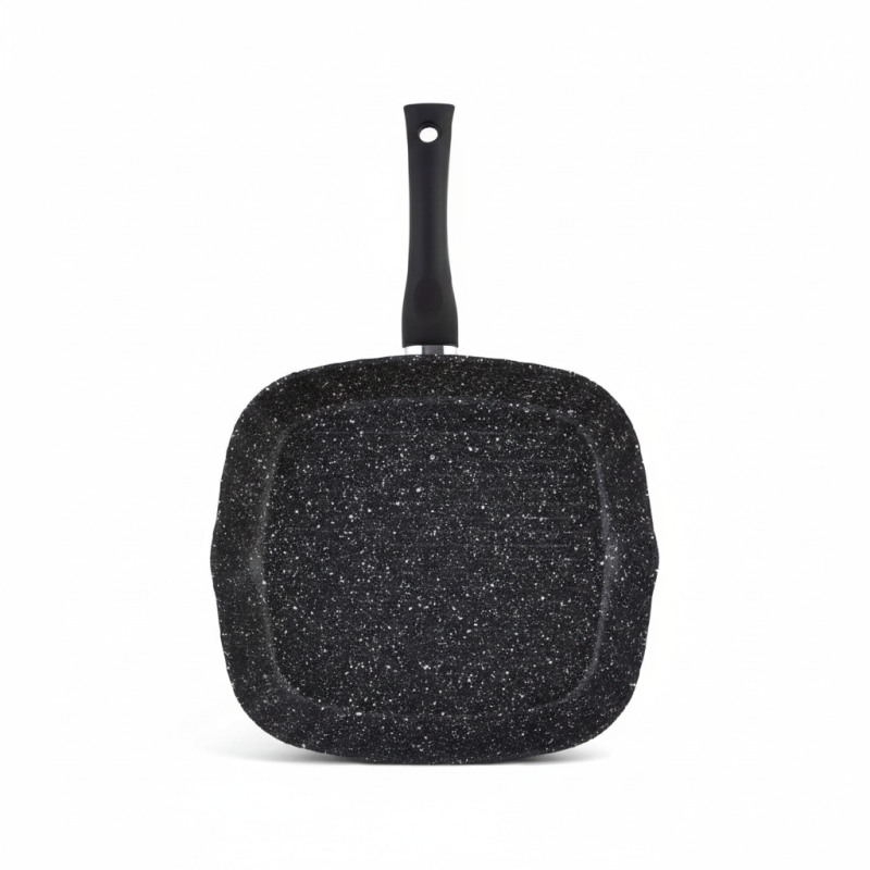 Sartén grill aluminio forjado, Recubrimiento piedra, Antiadherente, Sartén grill Sartén grill aluminio forjado, Recubrimiento piedra, Antiadherente, Sartén grill