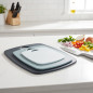 3-Pack Double-Sided Cutting Boards | High-Density Polypropylene Kitchen Board | BPA-Free | Multicolor