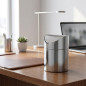 Poubelle de table Lacor en acier inoxydable | Poubelle décorative | Poubelle hygiénique 12 x 16 cm