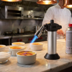 Pistola de gas para reposteria 21ml, 13 cm. Perfecto para uso en casa, cocina, hotel o restaurante