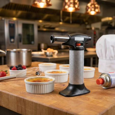 Cannello a gas manuale per la cottura | Cannello da cucina a butano ricaricabile da 40 ml | Uso professionale e domestico